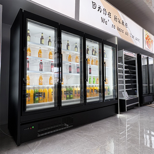 Vitrine réfrigérée verticale à 3 portes, à température unique, pour boissons, produits laitiers et aliments frais - Product Image 3