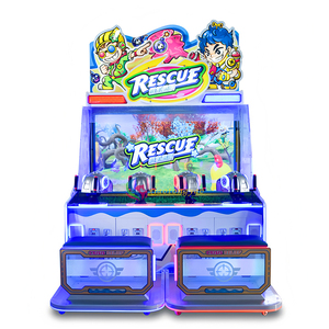Máquina de Juego Arcade de Rescate de Crisis Operada con Monedas, para 4 Jugadores, con Boletos de Lotería Deportiva para Parque de Atracciones - Product Image 2