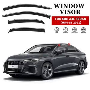 Pour <span class=keywords><strong>Audi</strong></span> 2014-2020 A3 21-24 A3L berline fenêtre visière fenêtre visière déflecteurs d'air garde pluie fumée vent évent auvents abris - Product Image 6