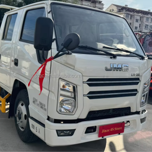 รถบรรทุกขนส่งสินค้าแบบสองแถว3.3 Shunda พร้อมรั้วพื้นเรียบที่นั่งสองแถวดีเซล - Product Image 1