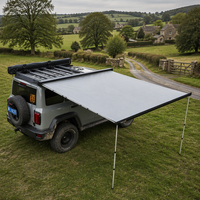 Auvent de toit robuste Awnlux W5300T pour 4x4, semi-automatique, pour camping-car, remorque, tente, auvent imperméable, OEM ODM