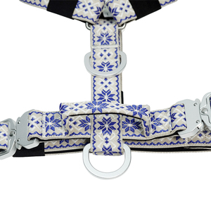 Arnés Ligero de Jacquard para Perros de Raza Grande - Chaleco para Mascotas con Hebilla de Aleación de Aluminio y Correas Ajustables, Anti-Tirones, Apto para Viajes en Avión - Product Image 3