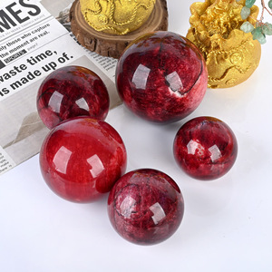 Wholesale Red Moonstone Sphere Natural Healing <b>Crystal</b> Craft <b>Ball</b> Laser Printed and Polished for Meditation - Product Image 2