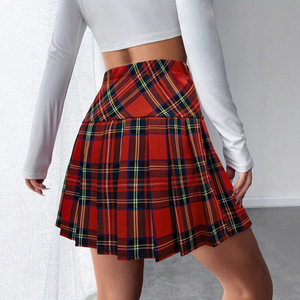Falda plisada a rayas estilo universitario para mujer, falda Sentong Qin <span class=keywords><strong>de</strong></span> alta calidad para mujer - Product Image 2