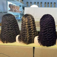 Perruques sans colle en cheveux humains, perruques Lace Front en gros, perruques Lace Front en cheveux vierges, Cheveux Humains pour femmes noires