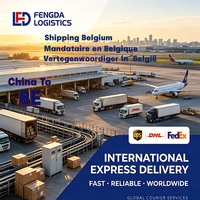 Suivi de la logistique des conteneurs par coursier express international vers l'aéroport international de Bruges, Ostende, Belgique, livraison sécurisée