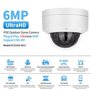 กล้องวงจรปิด Vikylin Hik OEM 6MP 8MP ตรวจจับความเคลื่อนไหว พร้อมไมโครโฟนในตัว ไฟแฟลช และเสียงเตือน กล้องวงจรปิดเครือข่าย 4k Poe Ip Camera - Product Image 3