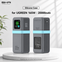 Étui de protection en silicone SIKAI pour batterie externe UGREEN 165W 20000mAh PB726, housse de voyage antichoc avec découpes précises