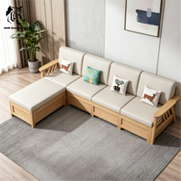 Chinesische Fabrik, guter Preis, anpassbar, auf Lager, Dropshipping, neues modisches Stoffsofa, Wohnzimmermöbel, Holz-Aufbewahrungssofa