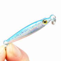 Mini Jig Métallique 3g/5g à Hameçon Simple, Micro Leurre de Pêche en Plomb pour Truite, Black-bass, Brochet, Eau Douce et Salée, pour la Pêche au Jigging, Matériel de Pêche