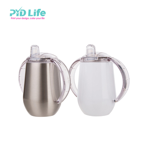 PYD Life 10oz 300ml tasse Thermos isolée en acier inoxydable avec <span class=keywords><strong>bec</strong></span> <span class=keywords><strong>verseur</strong></span> en argent pour bébé - Product Image 1