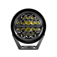 Lampe LED robuste OGA 7,04 pouces, 160W, combo, avec DRL blanc et ambre