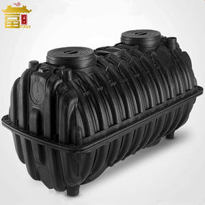 PP + PE 3室バイオ地下家族下水処理プラントPP浄化槽0.6 CBM ~ 2.5CBM - Product Image 2