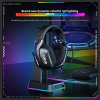 ONIKUMA GT808 ENC Headset Gaming Nirkabel Tri-Mode Headphone Game Latensi Rendah dengan Mikrofon Lampu RGB untuk PC PS5