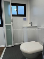 Assemblage de maison mobile Cabine plate prête à l'emploi Préfabriqué Modulaire Portable Bureau Pod Hôtel Conteneur préfabriqué Petite Maison