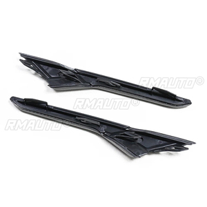 2 pièces de garnitures de remplacement en fibre de carbone pour les caches d'aération latéraux BMW F90 M5 2018-IN, garniture de couvercle de prise d'air latérale, pièce extérieure automobile - Product Image 3