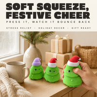 Cadeau de Noël : Jouet en peluche géant mignon et moelleux, bonhomme de neige avec bonnet de Père Noël rose, anti-stress, doux à presser, décoration sensorielle pour garçons et filles