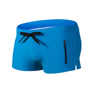 Bóxers de Baño para Hombre al por Mayor, de Color Liso, de Cintura Baja, Casuales, Cortavientos, de Secado Rápido, para Playa - Product Image 2