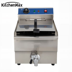 Freidora Eléctrica KitchenMax de Calentamiento Rápido de 13L con Termostato Digital, Grado Comercial para Producción de Snacks de Alto Volumen - Product Image 1