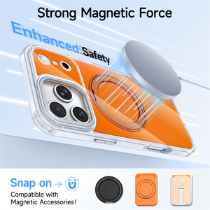 Nouvelle <span class=keywords><strong>Coque</strong></span> de Téléphone en Promotion pour <span class=keywords><strong>Apple</strong></span> <span class=keywords><strong>iPhone</strong></span> 17 Pro Max/17 Air/16 Cloud avec Anneau Magnétique 360° et Support de Charge, Anti-Chute et Antichoc - Product Image 2