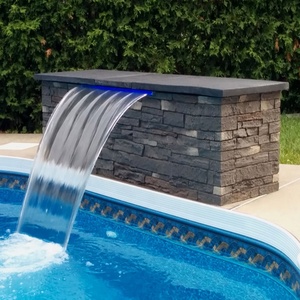 Fontaine cascade avec lumières ornement de jardin <span class=keywords><strong>pour</strong></span> piscine-<span class=keywords><strong>lame</strong></span> <span class=keywords><strong>d</strong></span>'<span class=keywords><strong>eau</strong></span> - Product Image 4