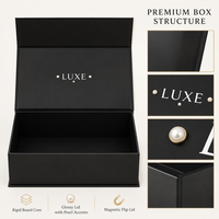 Boîte à vêtements personnalisée en carton rigide noir de 2 mm avec impression UV quadricolore, estampage à chaud, pliable et recyclable pour pyjamas et cadeaux