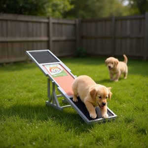 Rampa y Balancín de Agilidad para Perros, para Entrenamiento Canino, Diseño Moderno de Plástico D0100HA841A - Product Image 2