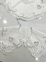 Petits patchs brodés en chenille de style japonais pour bébés, super mignons et polyvalents pour les chapeaux, les projets en feutre, couleur fraise