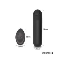 Großhandel 10-Frequenz Fernbedienung USB-Aufladung Bullet Vibrator für Frauen Tragbares Ei-Vibrator Erwachsenenprodukt Sexspielzeug