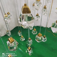 Plafonnier Led suspendu en cristal, design moderne, éclairage d'intérieur, luminaire décoratif de plafond, idéal pour des escaliers ou des hôtels, JY9226