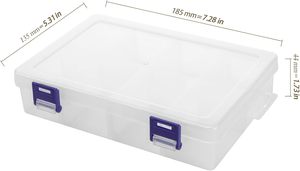 Wholesale Portable Multi-specification Transparent Jewelry <b>Stationery</b> Plastic <b>Storage</b> <b>Box</b> Modern PP Desk Organizer - Product Image 2