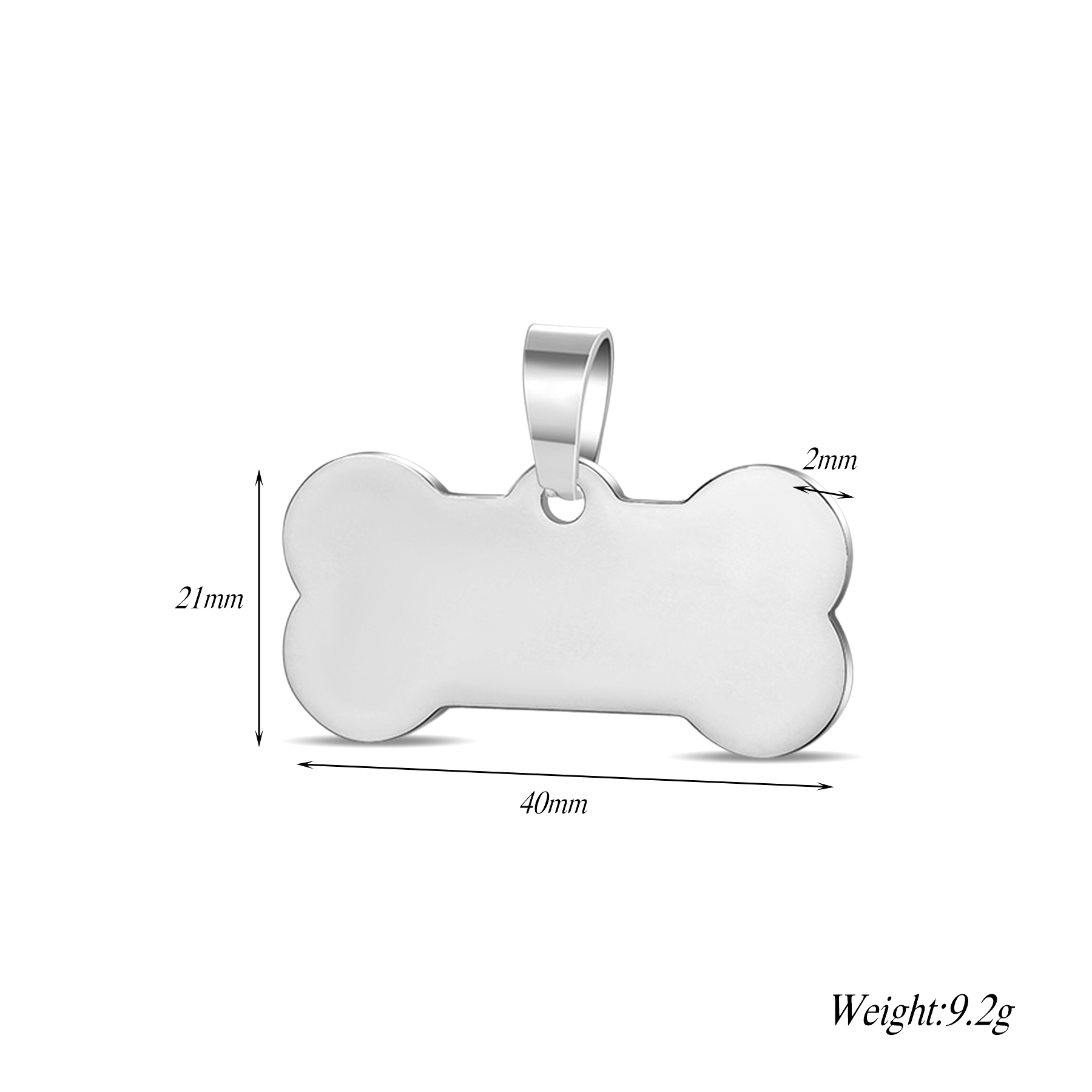 Acier 21x40mm