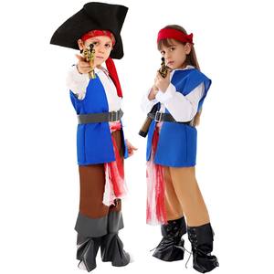 हेलोलीन कार्निवल पार्टी डीलक्स बच्चे समुद्री डाकू कप्तान कोस्प्ले पोशाक CARR-033 - Product Image 1