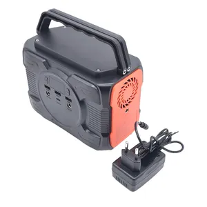 Outdoor Energy Storage Lithium Ion Cell Power Supply 200W Headlight Design 48aH Correction Wave Emergency Power Source Factory