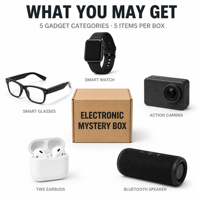 Caja Misteriosa de Electrónicos 3C, 3 Artículos Aleatorios: Reloj Inteligente, Auriculares TWS, Altavoz, Set de Regalo Sorpresa, Venta al Por Mayor