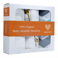Boîte d'emballage en carton kraft pour emmaillotes de bébé, vente en gros, écologique, recyclable, impression personnalisée, gaufrage, revêtement UV, fourniture directe usine