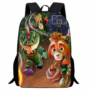Mochila Infantil con Diseño de Dibujos Animados, Modelo Miracle Dream Team Goat, para Estudiantes, de Doble Asa, para Almacenamiento, para Uso Diario - Product Image 5