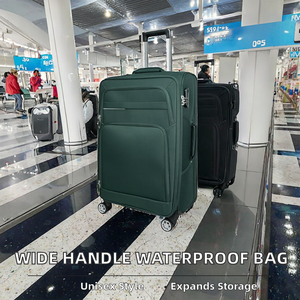 Wholesale Fashionable Expandable Soft Handle PP Simple Carry Luggage Removable 4-<b>Wheel</b> Spinner <b>Wheels</b> Big Capacity Waterproof - Product Image 2