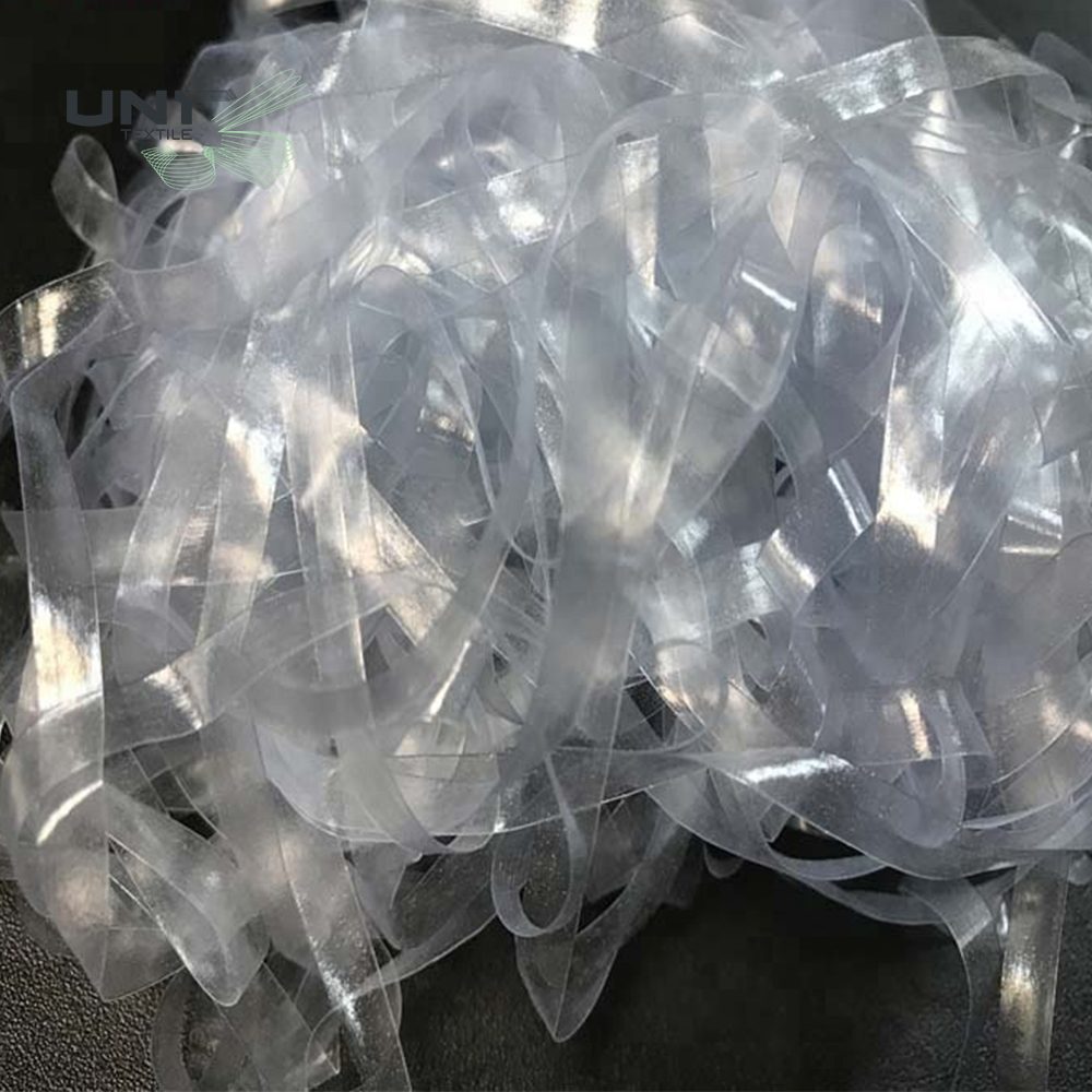 China Manufacturer Eco-friendly TPU Clear Elastic Bra Mobilon Tape For Bikini Invisible Straps