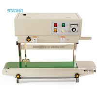 Machine de scellage automatique de sacs en plastique FR-900V avec impression de date et pédale de commande, pour scellage de sachets en plastique