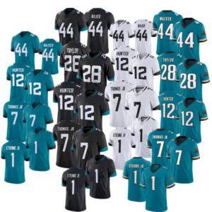 Jersey sepak bola Jacksonville USA 12 28 44 Jersey sepak bola Amerika jahitan adem 12 28 44 untuk pria - Product Image 1