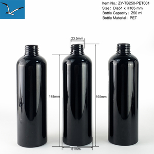 Bouteille en plastique PET noire réutilisable de 250 ml pour le nettoyage de voiture, le jardinage, les soins des animaux, livraison rapide, vaporisateur à gâchette à fine brume, lotion, parfum - Product Image 3