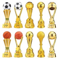 Trophée de basket-ball et de football personnalisé gravé au laser – Cadeau d'entreprise moderne, médaille de compétition sportive, récompense créative pour l'honneur exceptionnel