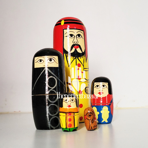 ตุ๊กตาไม้มุสลิม ตุ๊กตาอินเดียแบบดั้งเดิม ผลิตในอินเดีย ตุ๊กตาที่สมบูรณ์แบบสำหรับตลาดนัด - Product Image 4