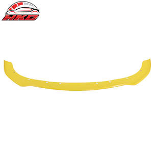 Lèvre de pare-chocs avant pour Dodge Charger 2015-2023, protection jaune, compatible uniquement avec pare-chocs IKON, pièces auto de haute qualité, kit carrosserie - Product Image 3