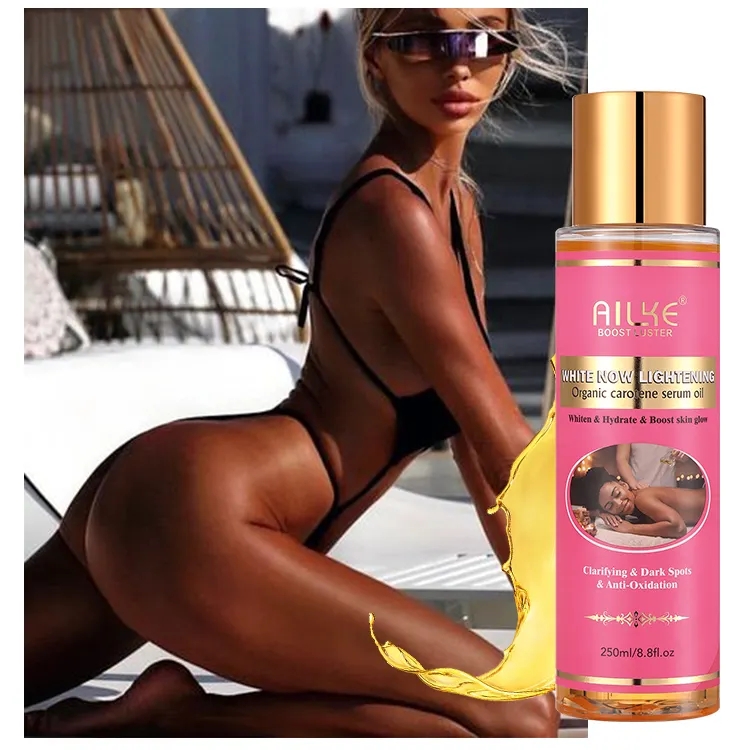 Private Label 100% Pure Essentiële Oliën Caroteen Serum Olie Huid Stevig Anti Cellulite Afslanken Massage Olie