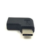 Shenzhen Mnaoson USB-C Sudut Kanan Kiri 90 Derajat Dukungan Penjualan Terlaris 10Gbps 3.1 Tipe C Adaptor Konverter Pria Ke Wanita