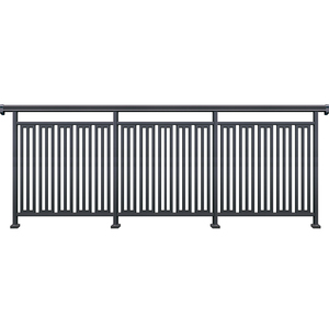 JHR Villa Thiết Kế Lan Can Nhôm Đơn Giản Sử Dụng Cho Lan Can Ban Công Lan Can Hệ Thống Lan Can Nhôm - Product Image 6