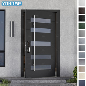 Angleterre <span class=keywords><strong>Porte</strong></span> pivotante d'entrée de maison de luxe <span class=keywords><strong>Serrure</strong></span> intelligente Portes d'entrée en aluminium Villa moderne <span class=keywords><strong>Porte</strong></span> <span class=keywords><strong>extérieure</strong></span> de 36 pouces <span class=keywords><strong>avec</strong></span> <span class=keywords><strong>fenêtre</strong></span> - Product Image 2