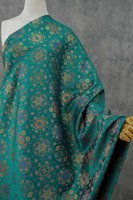 Tissu Jacquard Élégant en Gros, Tissé 100% Polyester, Tissu Jacquard Coloré Teint en Fil, Brocart pour Robe Africaine